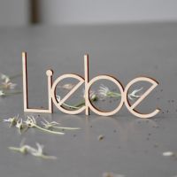 Lasercut Schriftzug -Liebe-